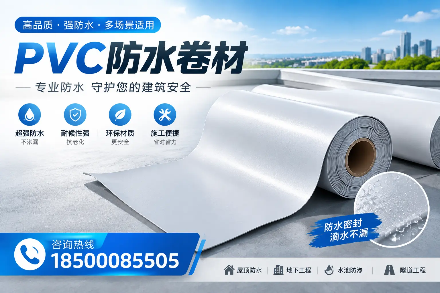 PVC防水卷材的市场竞争分析，陇南品牌选择参考